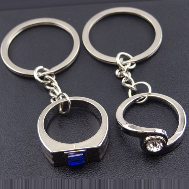 Ring Couple Keychain