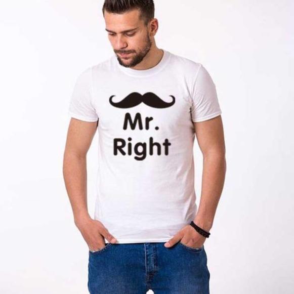 Always right t shirt for couples