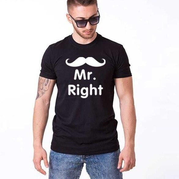Always right t shirt for couples