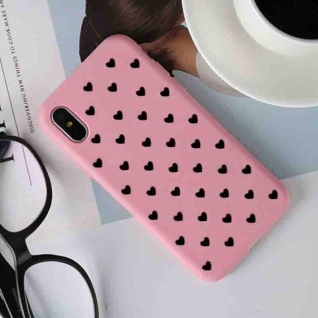 Heart couple phone case