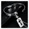Heart Lock Bracelet &amp; Key Necklace Set