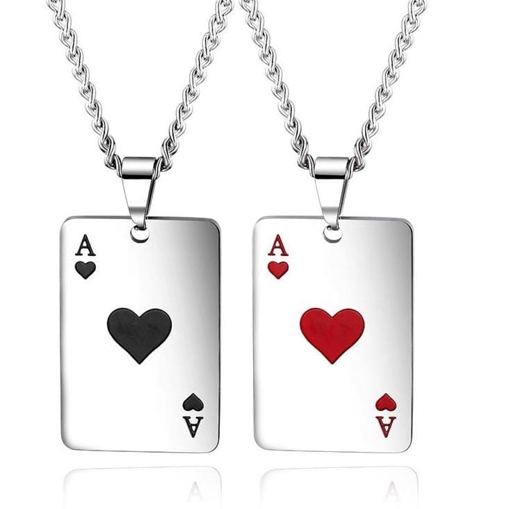 Ace couple necklace