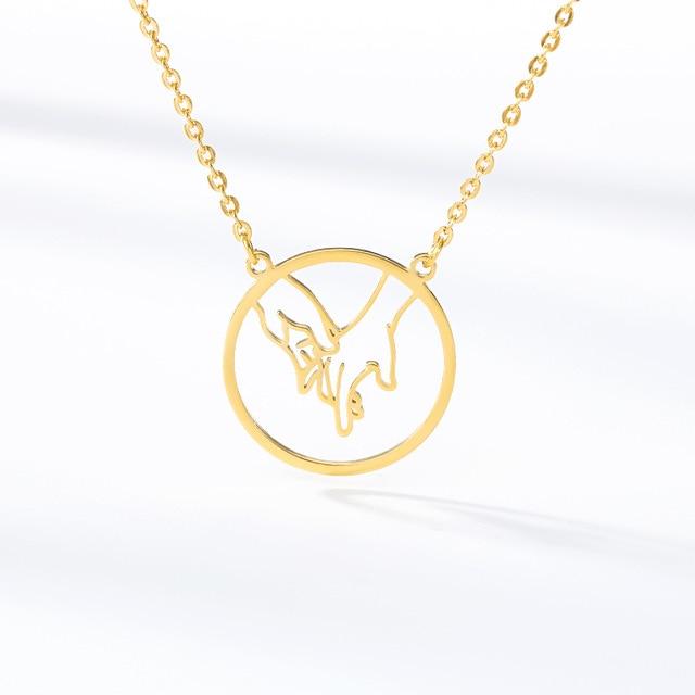 Promise necklace for couples