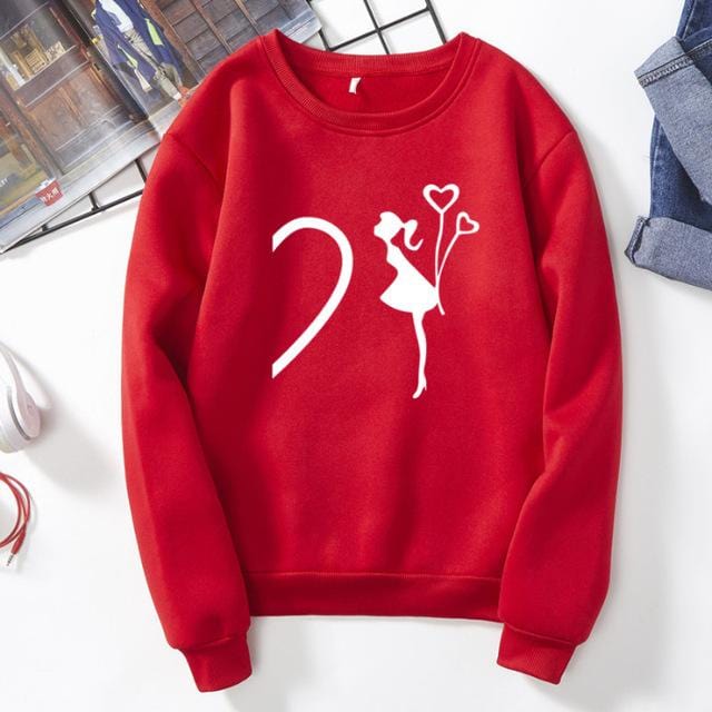 Heart Matching Couple Sweatshirts