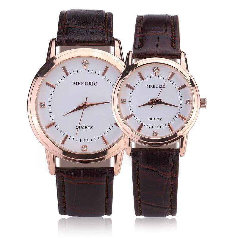 Couple leather watches hotsell