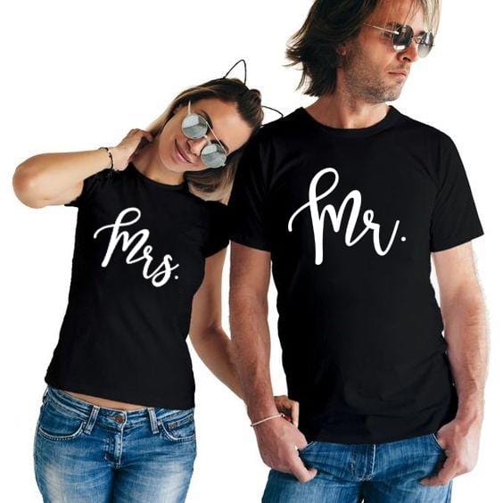 Mr and mrs shirts for couples