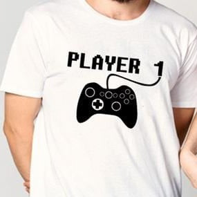 Player 1 Player 2 Matching Couple Shirts