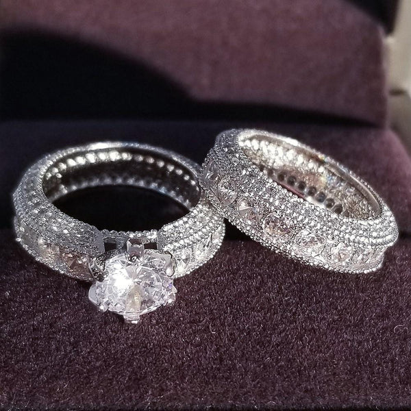 Matching silver wedding rings | My Couple Goal