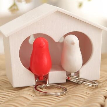 Birds Couple Keychain