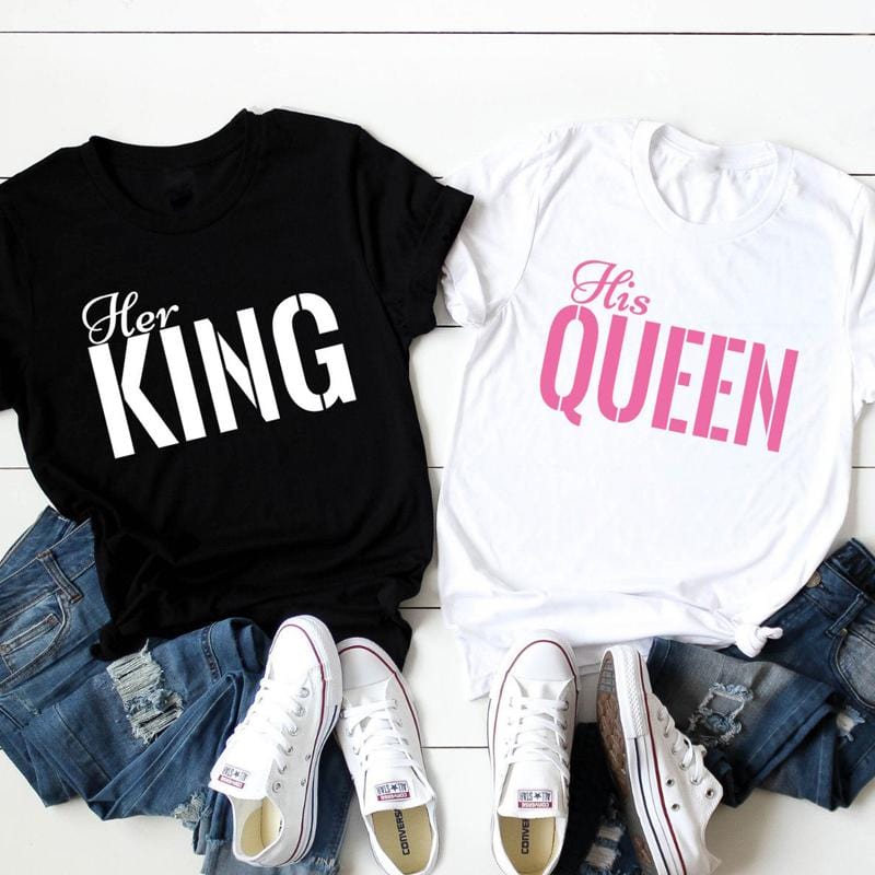 Magliette King Queen, T-shirt King e Queen, Magliette Magliette King Queen, T-shirt King e Queen, Magliette