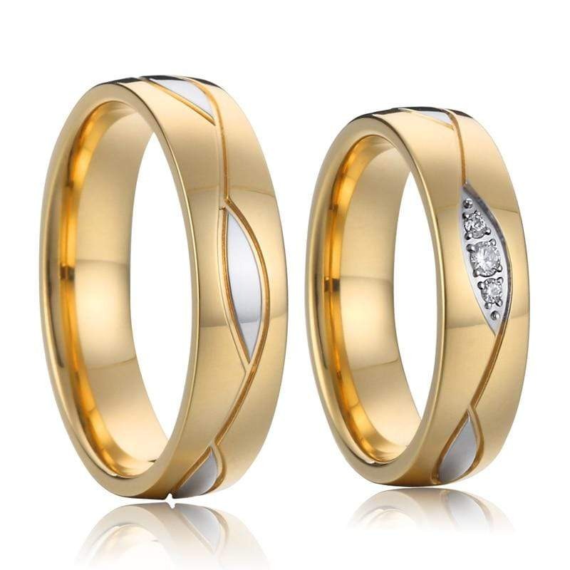 Wedding ring set for couples