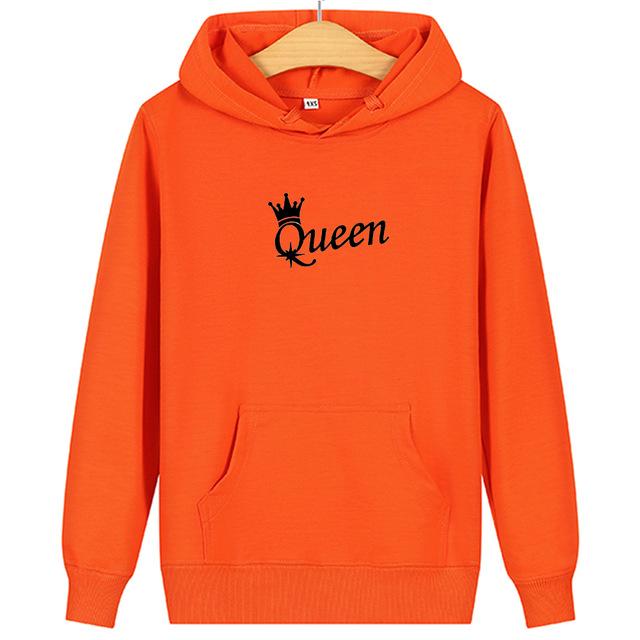 King and queen couple hoodies