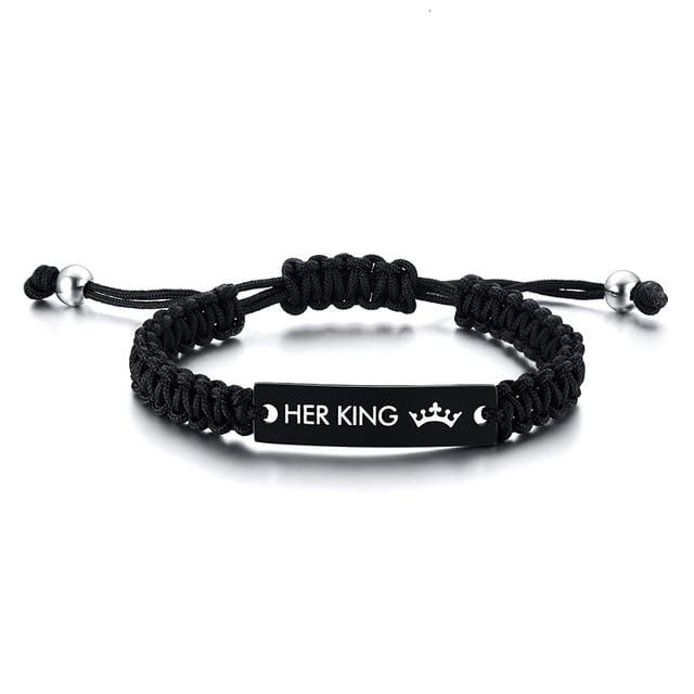 King and Queen bracelets for lovers