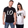 Matching love t shirts for couples