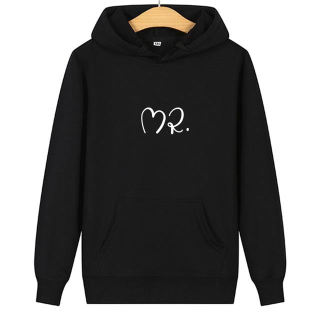 Mr and mrs matching hoodies