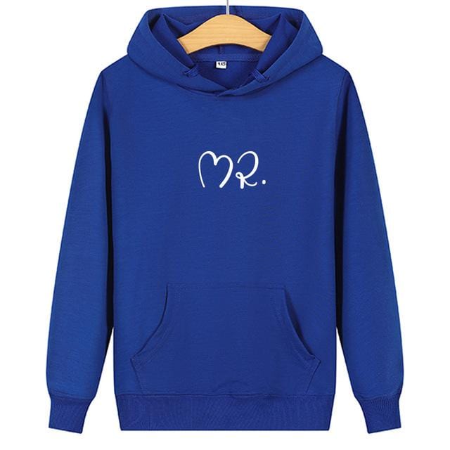 Mr and mrs matching hoodies