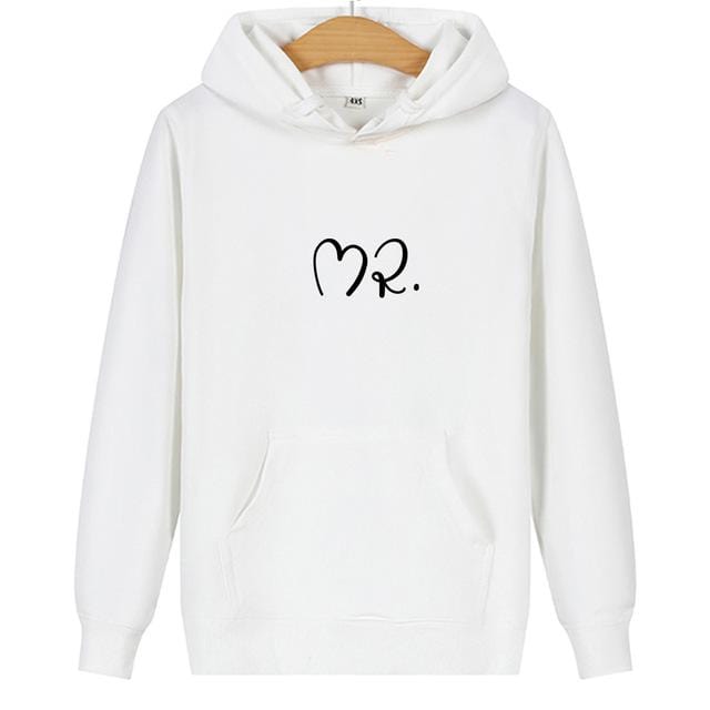 Mr and mrs matching hoodies