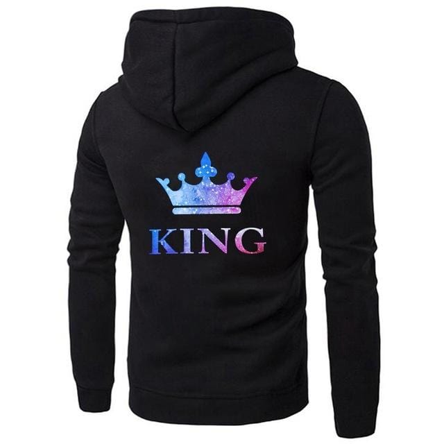 King and queen hoodie