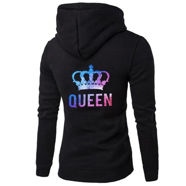 King and queen hoodie