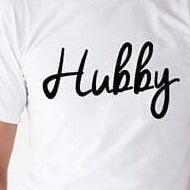 Matching couple shirts Hubby and Wifey