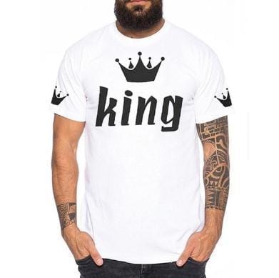 Couple t-shirt King and queen crown shirts