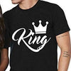 Cute king and queen couple t shirts