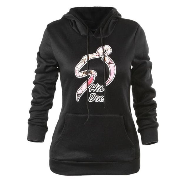 Buck and doe couple hoodies best sale