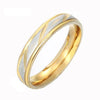 Gold and silver promise rings for Couples