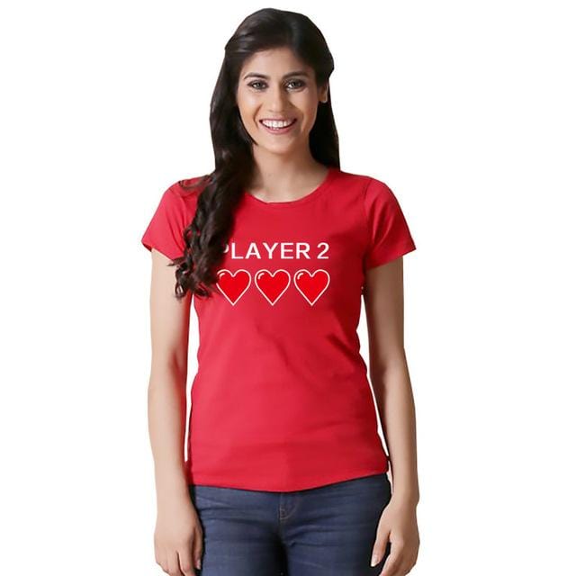 Funny couple shirts Player 1 and player 2