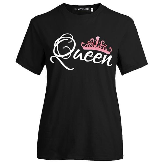 Matching couple shirts Queen and king crown