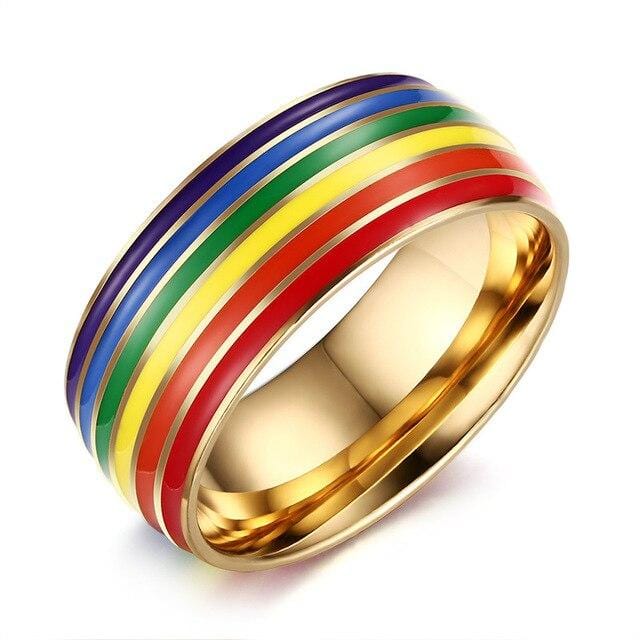 Lgbt couple rings