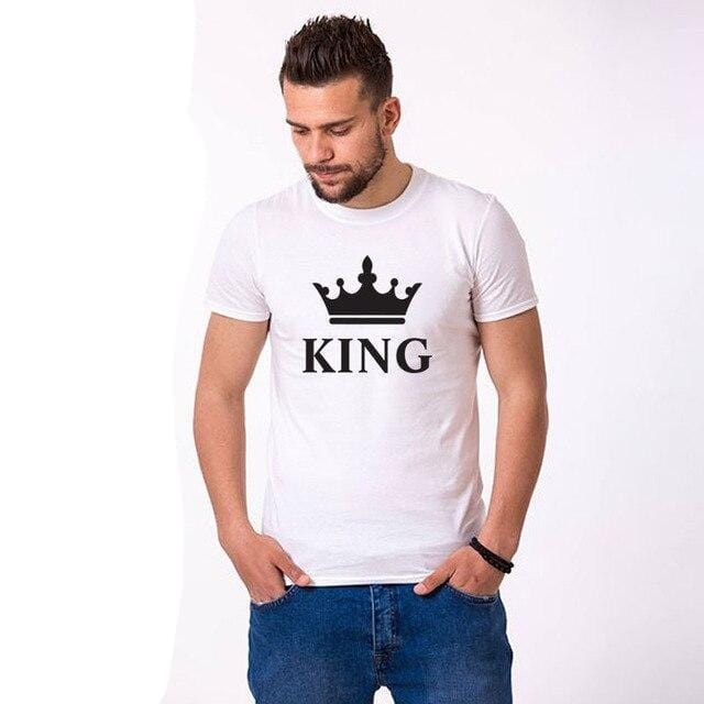 Black King and queen couple t shirts