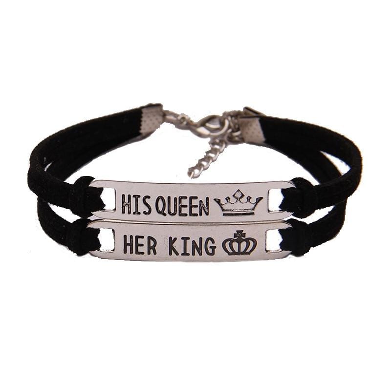 King and queen matching bracelets