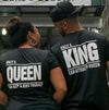 Matching shirts Only a king and only a queen