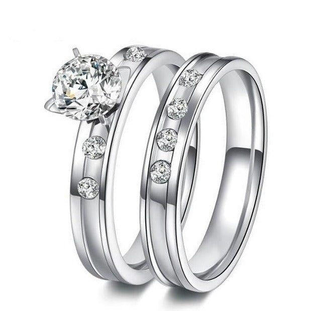Silver Promise rings for her