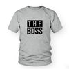 Matching Couple Shirts His And Her The real boss