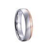 Rose gold promise ring simple