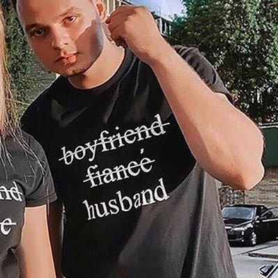 Couple shirt for wedding