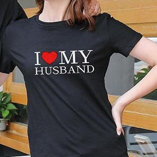 I love my husband and wife shirts