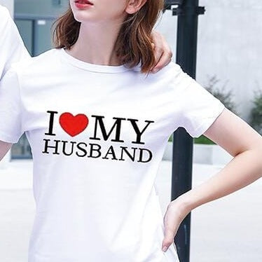 I love my husband and wife shirts