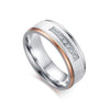 Rose gold promise rings for couples