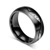 Matching black wedding rings