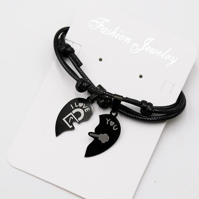 Heart Lock and Key Bracelet