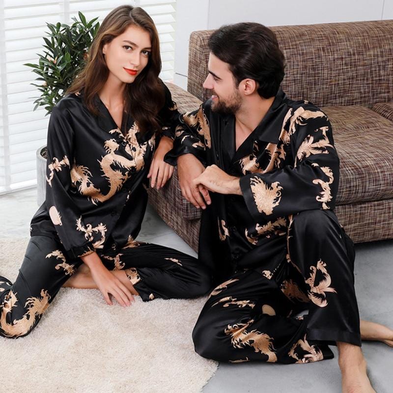 Silk Christmas Pajamas