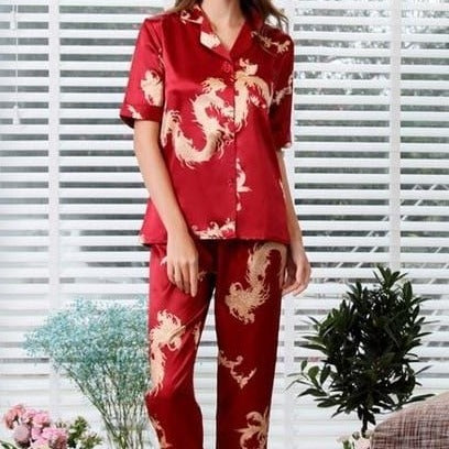 Silk Christmas Pajamas