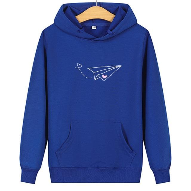Matching couple hoodies Airplane