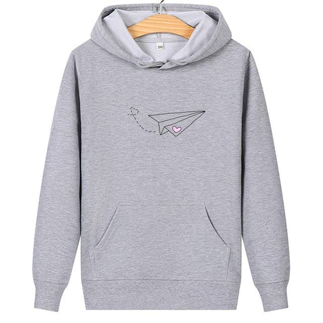 Matching couple hoodies Airplane