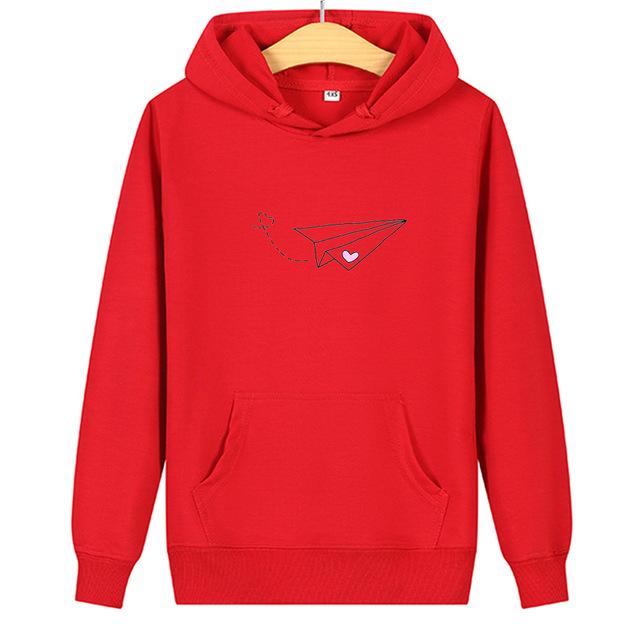 Matching couple hoodies Airplane