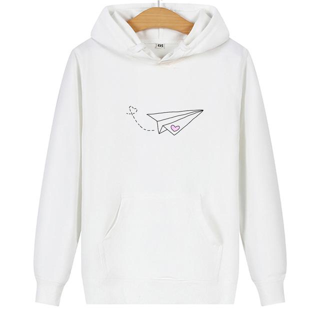 Matching couple hoodies Airplane