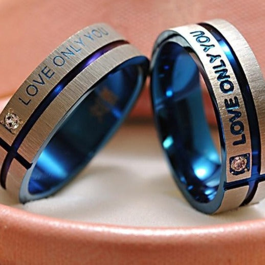 Love only you couple rings